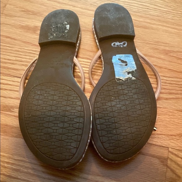 Kate Spade Tan Sandals with Geometric Pattern - Picture 4 of 4